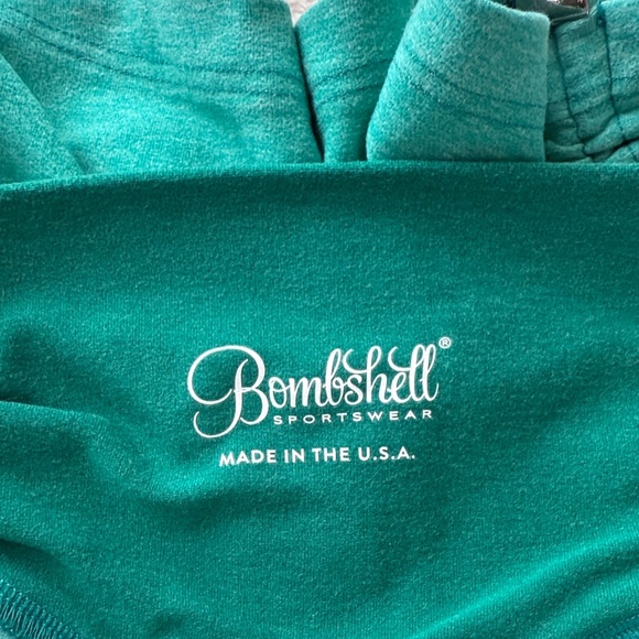 Bombshell Sportswear Turquoise Shorts - Picture 2 of 6